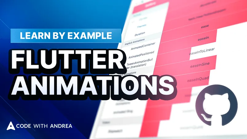 Learn Flutter Animations by Example + Free Gallery App on GitHub