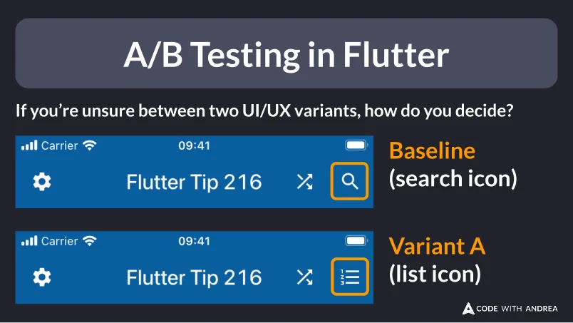 A/B Testing in Flutter